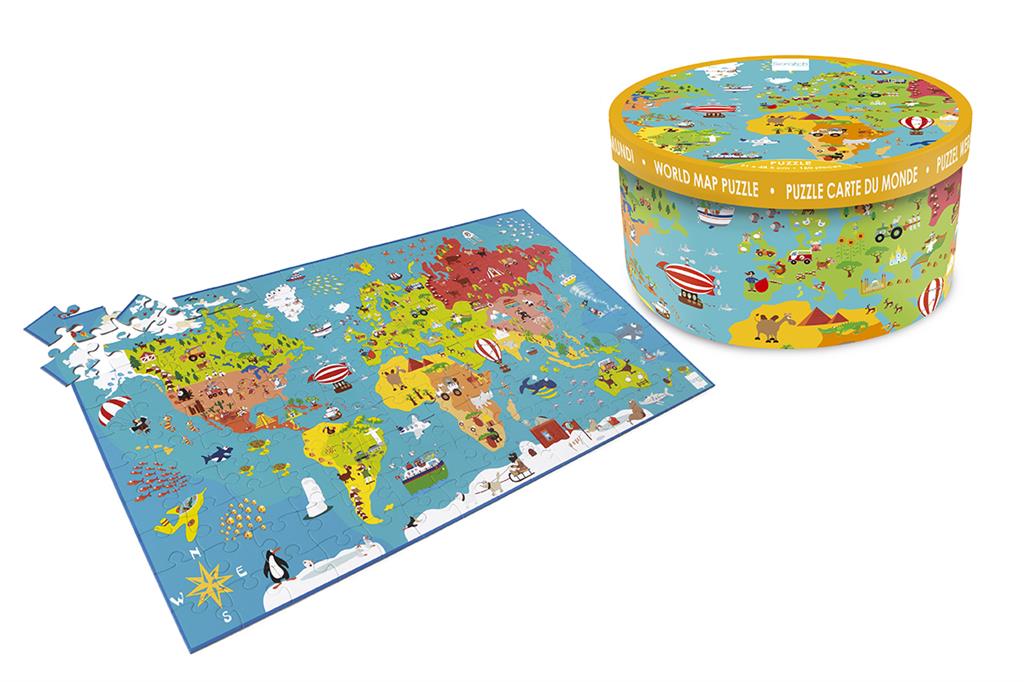 Carte Puzzle Enfant Le Puzzle du Monde de Cartesdart